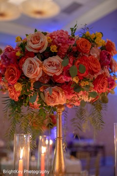 Marvelous Indian wedding table flowers decor. Marvelous Indian wedding table flowers decor.