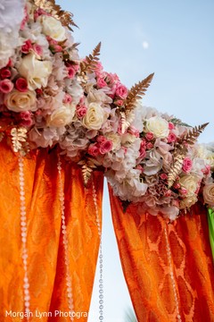 Magnificent Indian pre-wedding flowers decorations. Magnificent Indian pre-wedding flowers decorations.