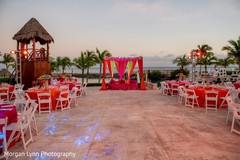Magnificent Indian sangeet setup decor. Magnificent Indian sangeet setup decor.