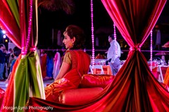 Glamorous Indian bride at her pre-wedding party. Glamorous Indian bride at her pre-wedding party.