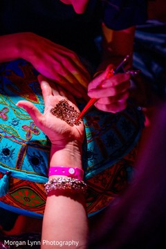 Incredible henna art done at mehndi party. Incredible henna art done at mehndi party.