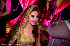 Enchanting Indian bride at sangeet celebration. Enchanting Indian bride at sangeet celebration.