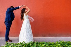 Heartwarming Indian bride and groom's first look. Heartwarming Indian bride and groom's first look.