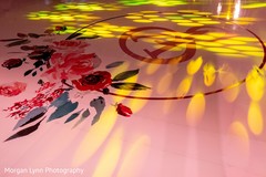 Personalized Indian wedding reception dance floor. Personalized Indian wedding reception dance floor.