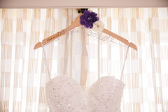 Incredible personalized Indian bridal dress hanger. Incredible personalized Indian bridal dress hanger.