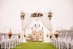 Incredible Indian wedding ceremony venue decoration. Incredible Indian wedding ceremony venue decoration.