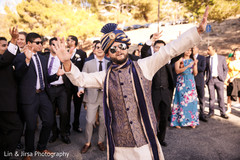 Indian groom at his baraat celebration capture. Indian groom at his baraat celebration capture.