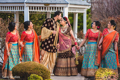Indian bride and groom tender moment. Indian bride and groom tender moment.