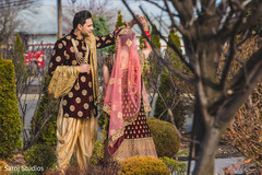Indian lovebirds first look photography. Indian lovebirds first look photography.
