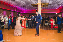 Indian wedding reception dance capture. Indian wedding reception dance capture.