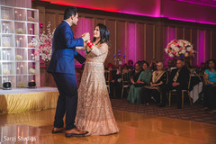 Magical Indian couple's reception first dance. Magical Indian couple's reception first dance.