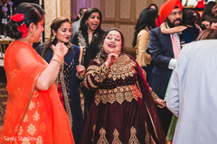 Upbeat Indian wedding guests dance. Upbeat Indian wedding guests dance.