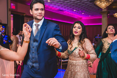 Indian couple rocking the dance floor. Indian couple rocking the dance floor.