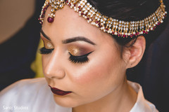 Flawless Indian bride ceremony makeup capture. Flawless Indian bride ceremony makeup capture.