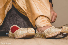 Closeup capture of Indian groom's mohari. Closeup capture of Indian groom's mohari.