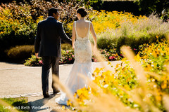 Dreamy capture of Indian couple walking together. Dreamy capture of Indian couple walking together.