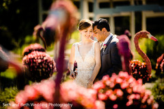 Romantic Indian bride and groom outdoors photo. Romantic Indian bride and groom outdoors photo.