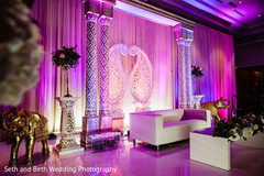 Marvelous Indian wedding reception stage lights decoration. Marvelous Indian wedding reception stage lights decoration.