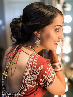 Indian bride getting ready Indian bride getting ready
