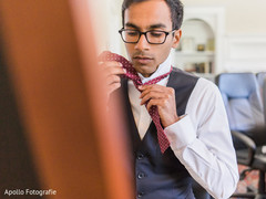 Indian groom getting ready Indian groom getting ready