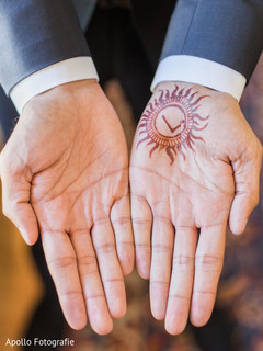 Groom showing his mehndi Groom showing his mehndi