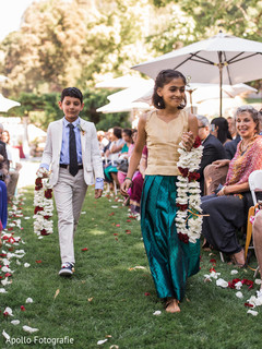 Kid guests making their entrance Kid guests making their entrance