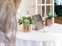 Elegant Indian wedding table flowers decorations. Elegant Indian wedding table flowers decorations.