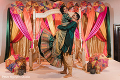 Maharani and groom during pictures Maharani and groom during pictures