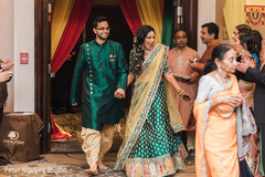 Indian bride making her grand entrance Indian bride making her grand entrance
