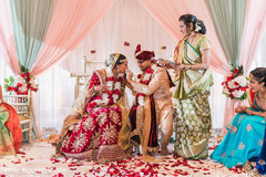 Indian bride and Raja tieing the knot Indian bride and Raja tieing the knot