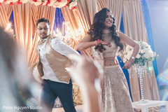 Bride and groom having a great Bride and groom having a great