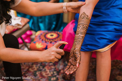 Mehndi details of the bride Mehndi details of the bride