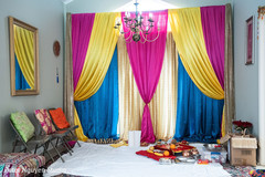 Decoration of the Indian wedding venue Decoration of the Indian wedding venue