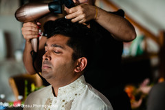 Indian groom getting ready for ceremony. Indian groom getting ready for ceremony.