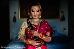 Incredible Indian bride on her ceremony look. Incredible Indian bride on her ceremony look.