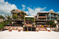 Incredible Indian wedding ceremony by the beach. Incredible Indian wedding ceremony by the beach.