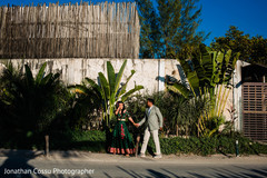 Heartwarming Indian bride and groom's first look. Heartwarming Indian bride and groom's first look.