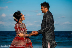 Dreamy Indian couple's by the sea capture. Dreamy Indian couple's by the sea capture.