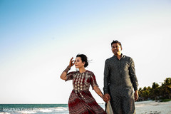 Adorable indian couple walking together capture. Adorable indian couple walking together capture.