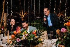 Fun capture of Indian wedding reception speech. Fun capture of Indian wedding reception speech.