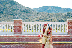 Magical capture of Indian couple outdoors. Magical capture of Indian couple outdoors.
