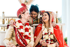 Indian couple at wedding ceremony photo. Indian couple at wedding ceremony photo.