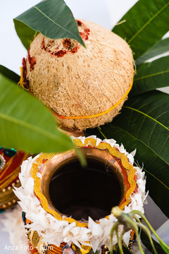 See this Indian wedding coconut and base for wedding rituals. See this Indian wedding coconut and base for wedding rituals.