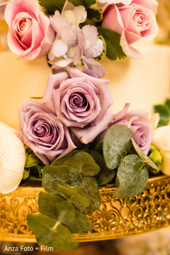 Dreamy Indian wedding flowers on cake decor. Dreamy Indian wedding flowers on cake decor.