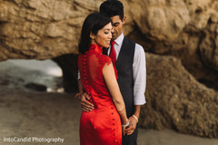Lovely Indian bride and groom by the beach photo shoot. Lovely Indian bride and groom by the beach photo shoot.