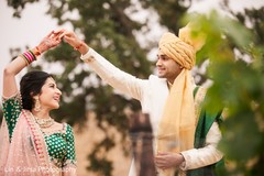 Tender Indian bride and groom. Tender Indian bride and groom.