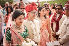 Charming Indian bride's entry. Charming Indian bride's entry.
