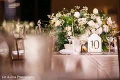 Indian wedding reception table. Indian wedding reception table.