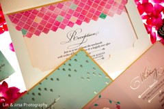 Dreamy Indian wedding invitation set. Dreamy Indian wedding invitation set.