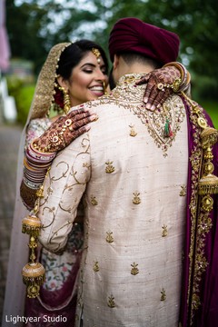 Indian bride and groom looking gorgeous Indian bride and groom looking gorgeous